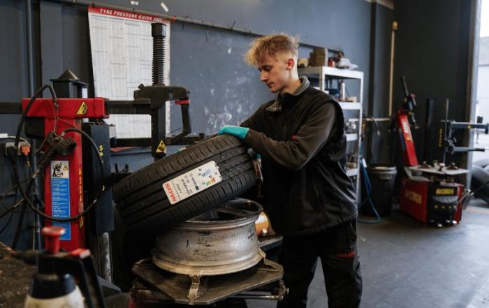 Hadleigh Tyre Group - HTG Car Repair Wheel Employee Check - Tyres in Suffolk