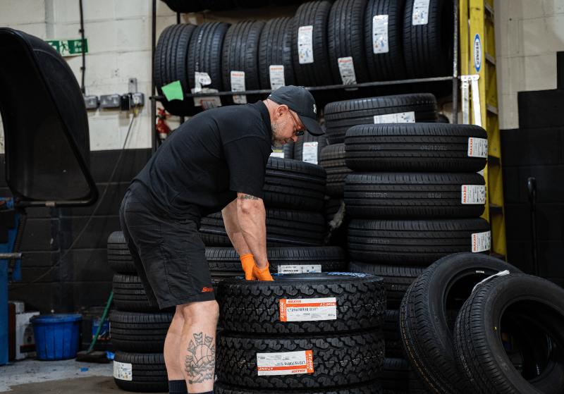 HTG-Maxxis-Tyre-Stack-Staff-Maintenance-Check Hadleigh Tyre Group - HTG Maxxis Tyre Stack Staff Maintenance Check - Tyres in Suffolk